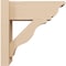 Ekena Millwork 5 1/2-in W x 12-in D x 12-in H Funston Trad Rough Cedar Woodgrain TimberThane Outlooker, Primed Tan OUTUR055X12X12FST04RCPR - alternate 2